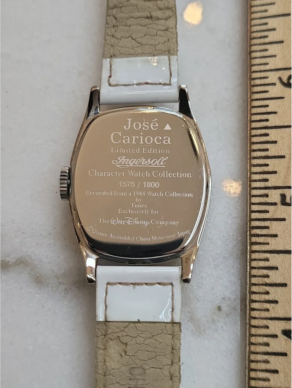 Jose Carioca Watch Disney Ingersoll 1947 Series 2000’s Reissue #1575/1800 Works!